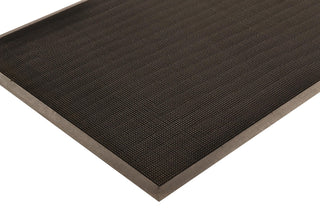 T28 Scrape® Moisture Trap Entry Scraper Mat by Notrax – 24" x 32", Natural Rubber, Black, Model T28S2432BL