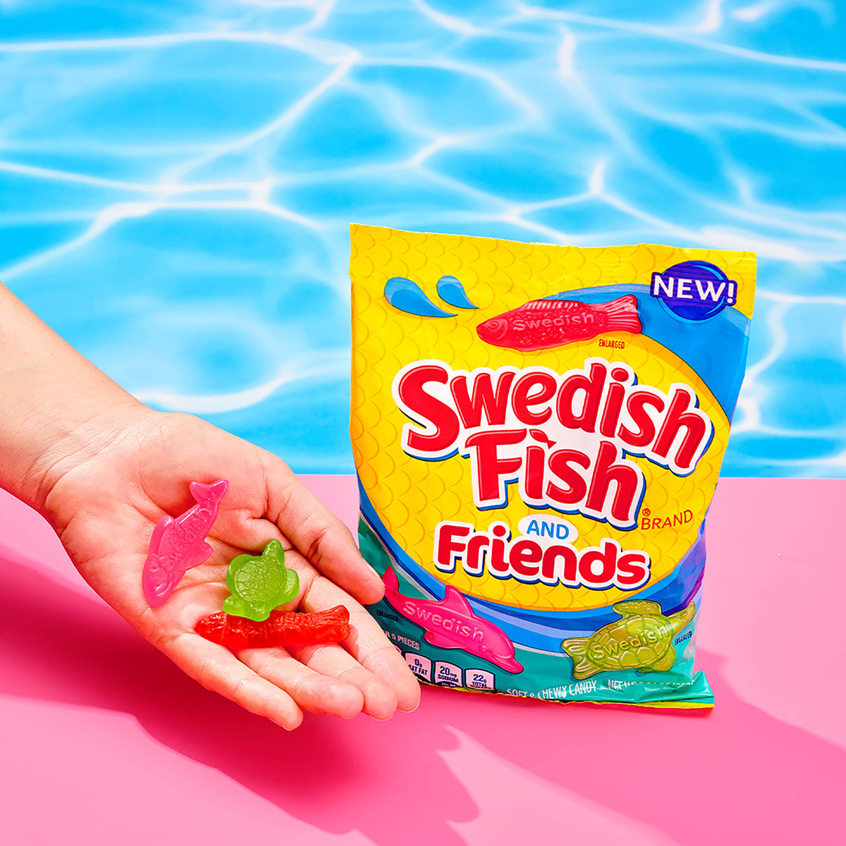 Swedish Fish Mixed-Fruit / 5.07 Oz (Pack of 12) / Green,Red Gummy Candy