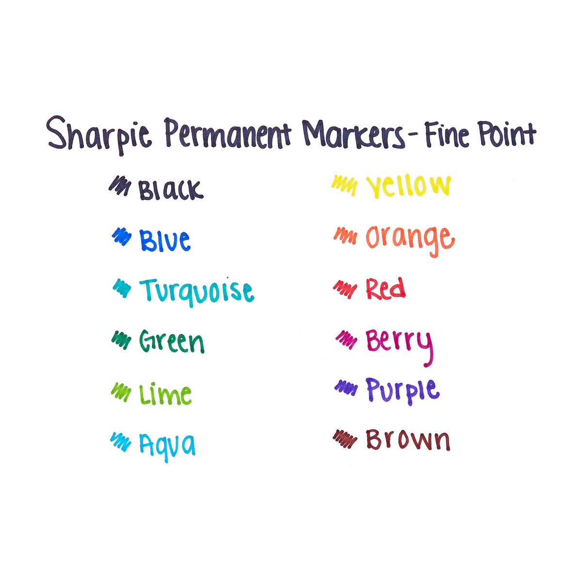 Permanent Markers by Sharpie – 1 Count (Pack of 12), Plastic, Blue, Pack of 12, Model 30003