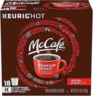 McCafe Premium Roast Keurig K Cup Coffee Pods (18 Count)