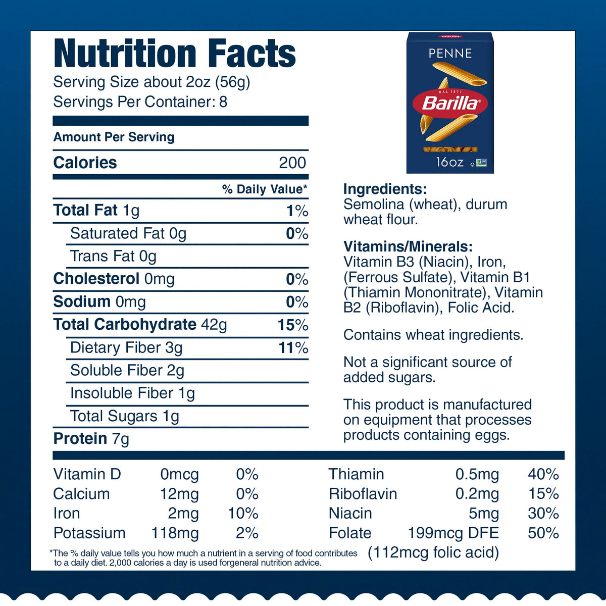 Penne Pasta by Barilla – 1 Pound (Pack of 12), Pack of 12, Model 1000010539