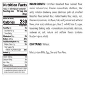 Krusteaz Blueberry / 25.2 Ounce (Pack of 3) / 3 Pancakes & Waffles