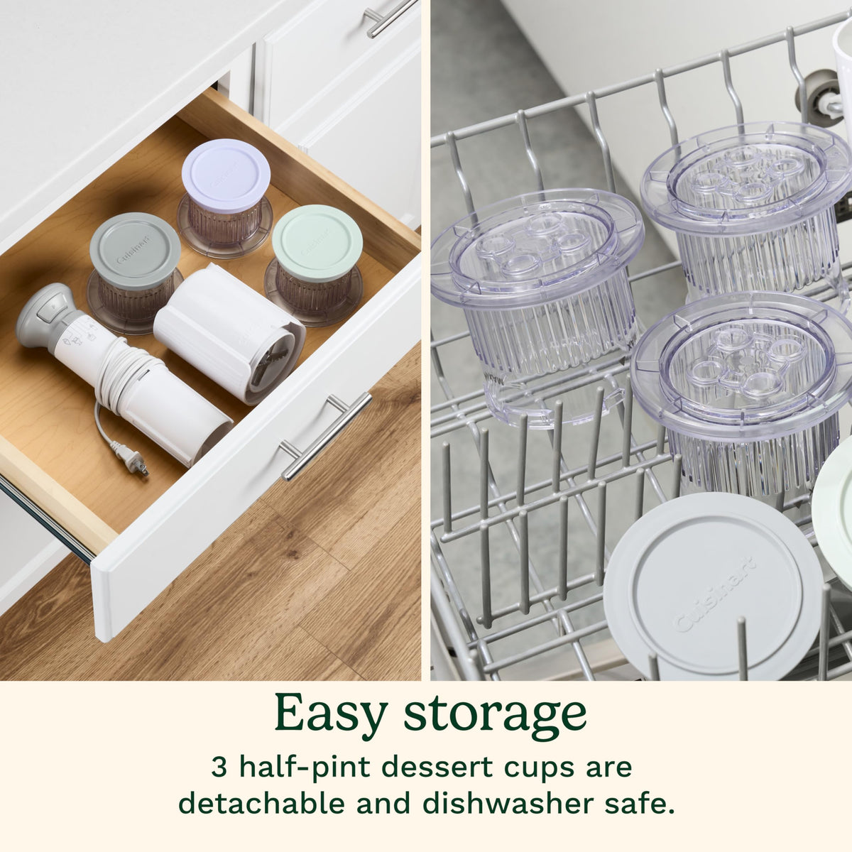 Cuisinart FastFreeze, Pastel / 0.5 Pint / 0.5 pints Ice Cream Machines