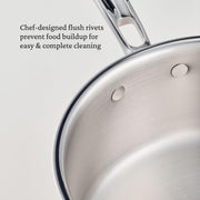 CopperBond® Aura™ 2-Quart Professional Copper Saucepan with Lid by Hestan – 2 Quarts, Copper, Model 31835