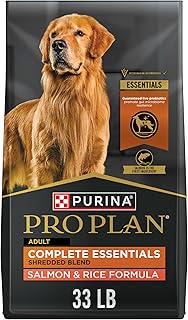 Purina Pro Plan Complete Essentials Salmon & Rice Dry Dog Food, 33 lb Bag