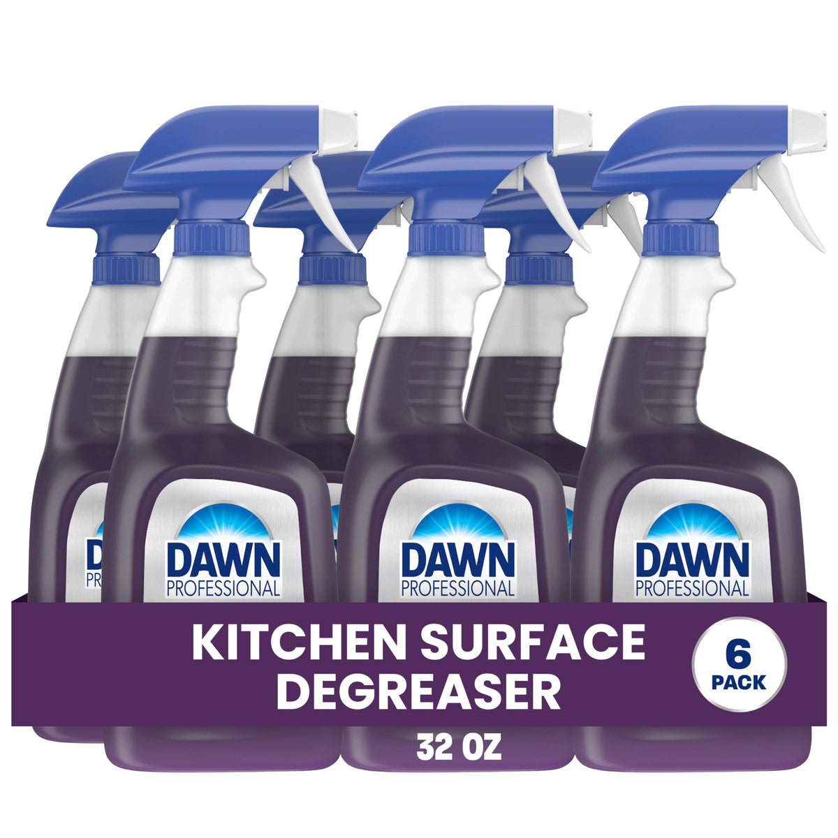 Dawn PRO Kitchen Surface Degreaser by P&G PROFESSIONAL – 32 Fl Oz (Pack of 6), Bamboo, purple, Pack of 6, Model 10030772023713