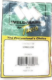 By Tweco 11 Series Contact Tip Pk= 25 Tips (11-30 - .030")