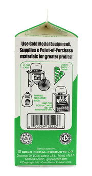 Green Apple Flossugar (1/2 gallon) by Gold Medal – 3.25 Pound (Pack of 1), Green, Pack of 6, Model 3220