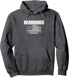 Curtis Warriors USA Flag Pride Pullover Hoodie