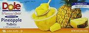 Dole Tidbits in 100 Percent Pineapple Juice, 16 Count