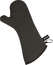 San Jamar Ultigrip Oven Mitt with Heat and Cold Protection for Cooking, Bakeries, Kitchens, And Restaurants, Neoprene, 17 Inches, Black, 1 Count