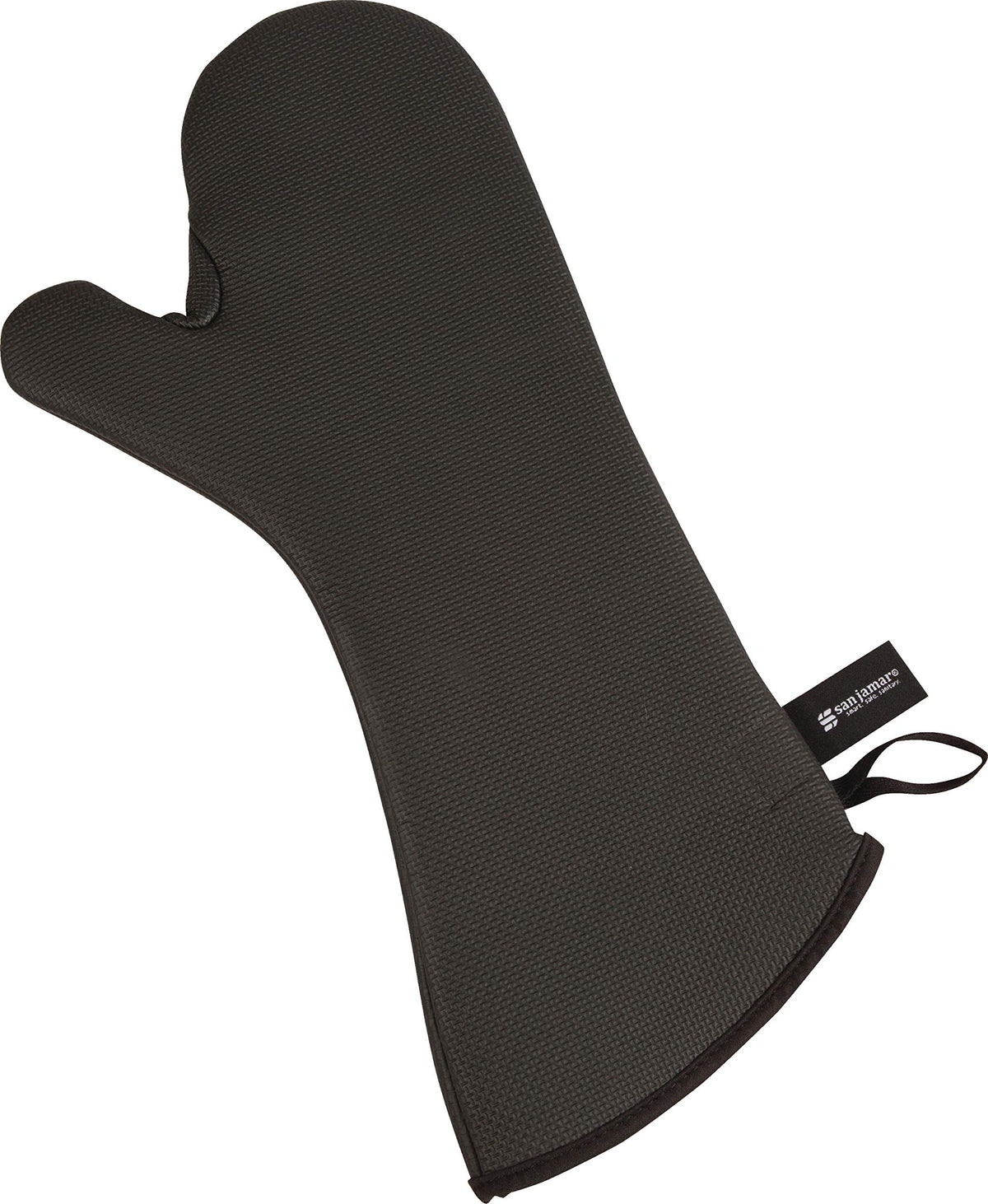 San Jamar Conventional Style / 17" Length / Red Oven Mitts