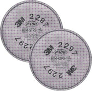 3M P100 Advanced Respirator Filter 2297, NIOSH Approved, 1 Pair