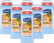 Suave Deodorant 2.6 Ounce 24Hr Tropic Paradise Invis. Solid (76ml) (6 Pack)