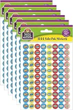 Teacher Created Resources Superhero Mini Stickers Valu-Pak, 1144 Per Pack, 6 Packs
