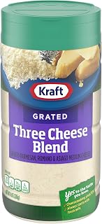 Kraft Cheese 100% Grated Three Cheese Blend, 8 oz