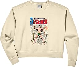 Women's Marvel Comics Sub-Mariner Prince Namor Comfort Colors Crop Sweatshirt
