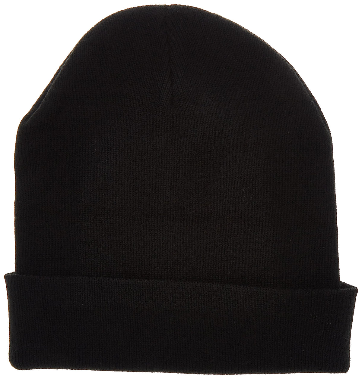 Men's Cuffed Beanie with Leather Logo Patch by Timberland – Leather, Black, Model T100868
