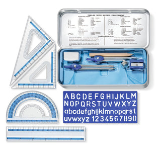 Noris Club Mathematical Set by STAEDTLER – Einzelpackung, Metal, Model 557 10