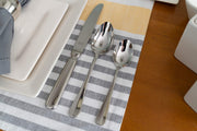 Baguette 20 Piece Flatware Set by 10 Strawberry Street – 20 Piece Set, Stainless Steel, Model BAG-2000