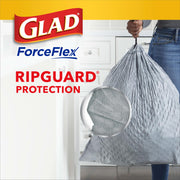 Glad Grey / 80 Count (Pack of 1) / ForceFlex Plus Trash Bags