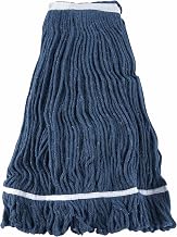 Winco Yarn Mop Head, 32-Ounce, 4 Ply Loop End, Blue