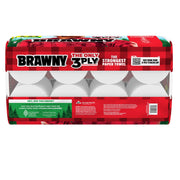 Brawny 8 Rolls (114 Sheets each) / White / 8 Triple Rolls (114 Sheets Each) Paper Towels
