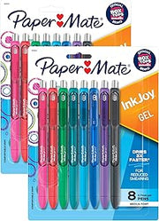 Paper Mate InkJoy Gel Pens, 0.7mm Medium Point, Assorted Ink Colors, 16 Pack