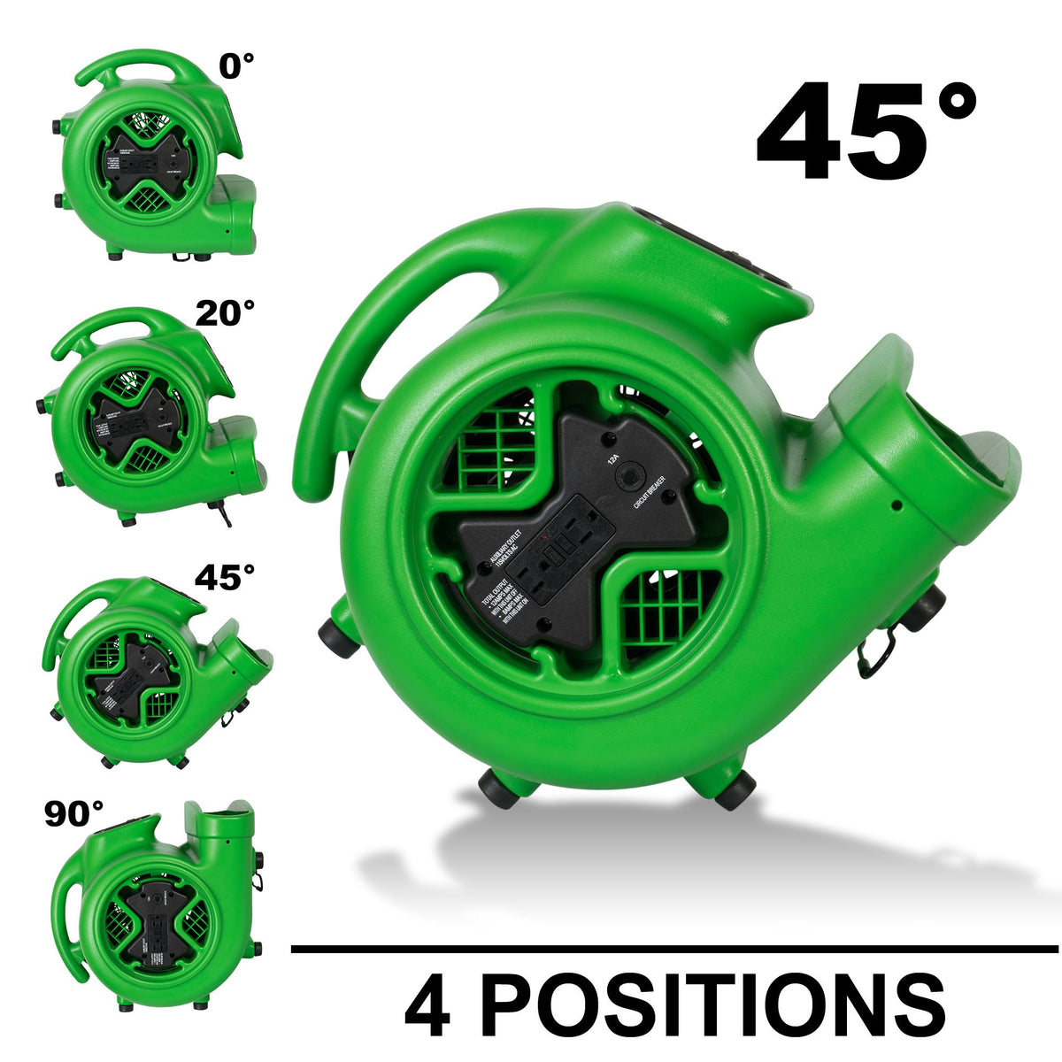 XPOWER 1 / Pro X-600A / Green Floor Fans