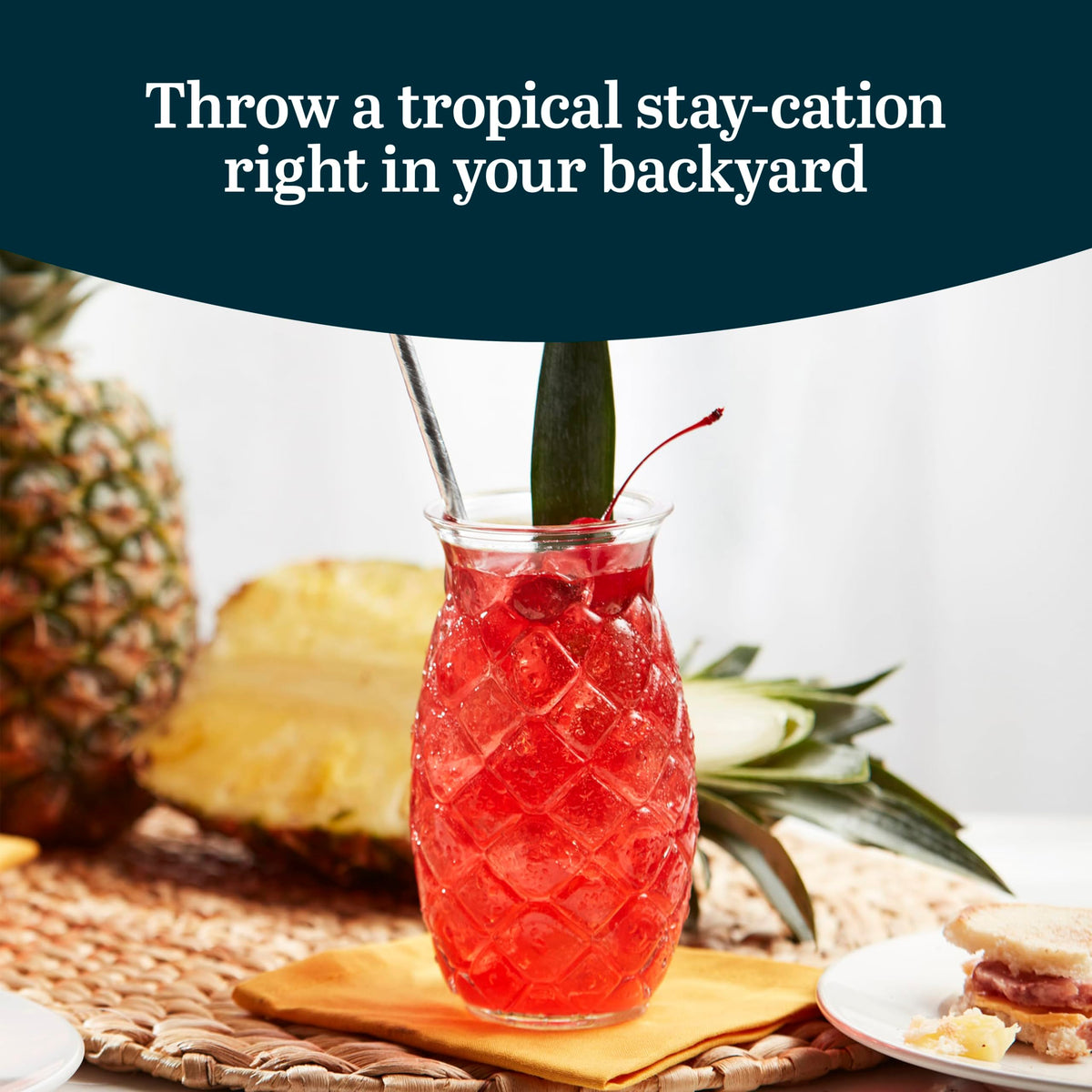 Libbey Tiki Pineapple / 17 Ounces / Tiki Mixed Drinkware Sets