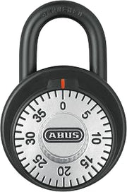 ABUS 78/50 Combination Padlock for Gym, Locker, School | 9/32 inch (7.14mm) Shackle Diameter (Silver, 1)