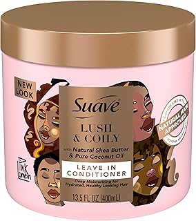 Suave Professionals Natural Shea Butter Coconut Nourish & Strengthen Leave-In Conditioner 13.5 fl oz