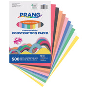 Prang 6" x 9" / 10 Colors may vary / Solid Color Construction Paper