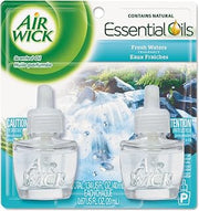 Air Wick Scented Oil Refill, Fresh Waters, 0.67 oz, 2/Pack, 6 Pack/Carton