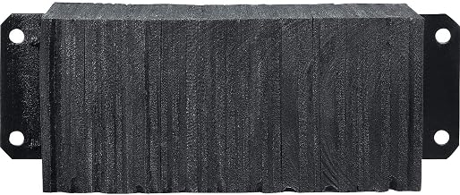 Global Industrial Rubber Dock Bumper, 24"W x 4.5"D x 10"H