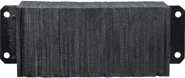 Global Industrial Rubber Dock Bumper, 24"W x 4.5"D x 10"H