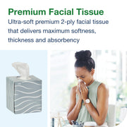 Tork Premium Facial Tissue Cube Box White – 36 x 86 Tissues, 6910101