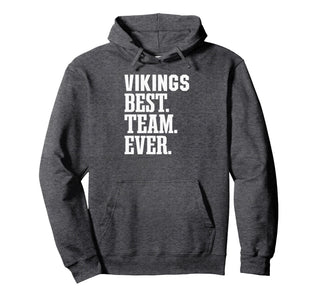 Curtis Vikings Best Ever HS Pullover Hoodie by Curtis Vikings Official High School Gear – Polyester, Blue, Model WCED2EQDFKY