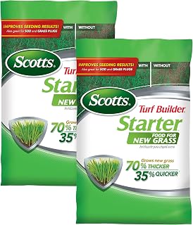 Scotts Turf Builder Starter Food for New Grass, 15 lbs. (2-Pack) | Use When Planting Seed