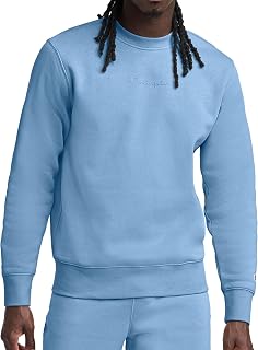 Champion Men's Crewneck Fleece Sweatshirt, Standard Fit, Midweight, Script Logo, Available in Regular and Big & Tall