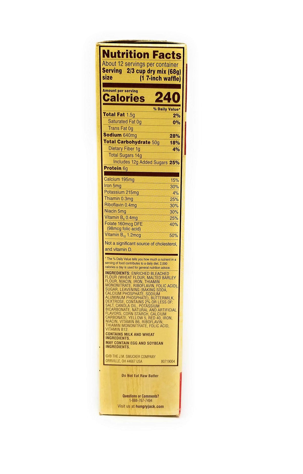 Complete Belgian Waffle Mix (Pack of 2) by Hungry Jack – 56 Ounce (Pack of 1), Pack of 2, Model 13552-092021-v5