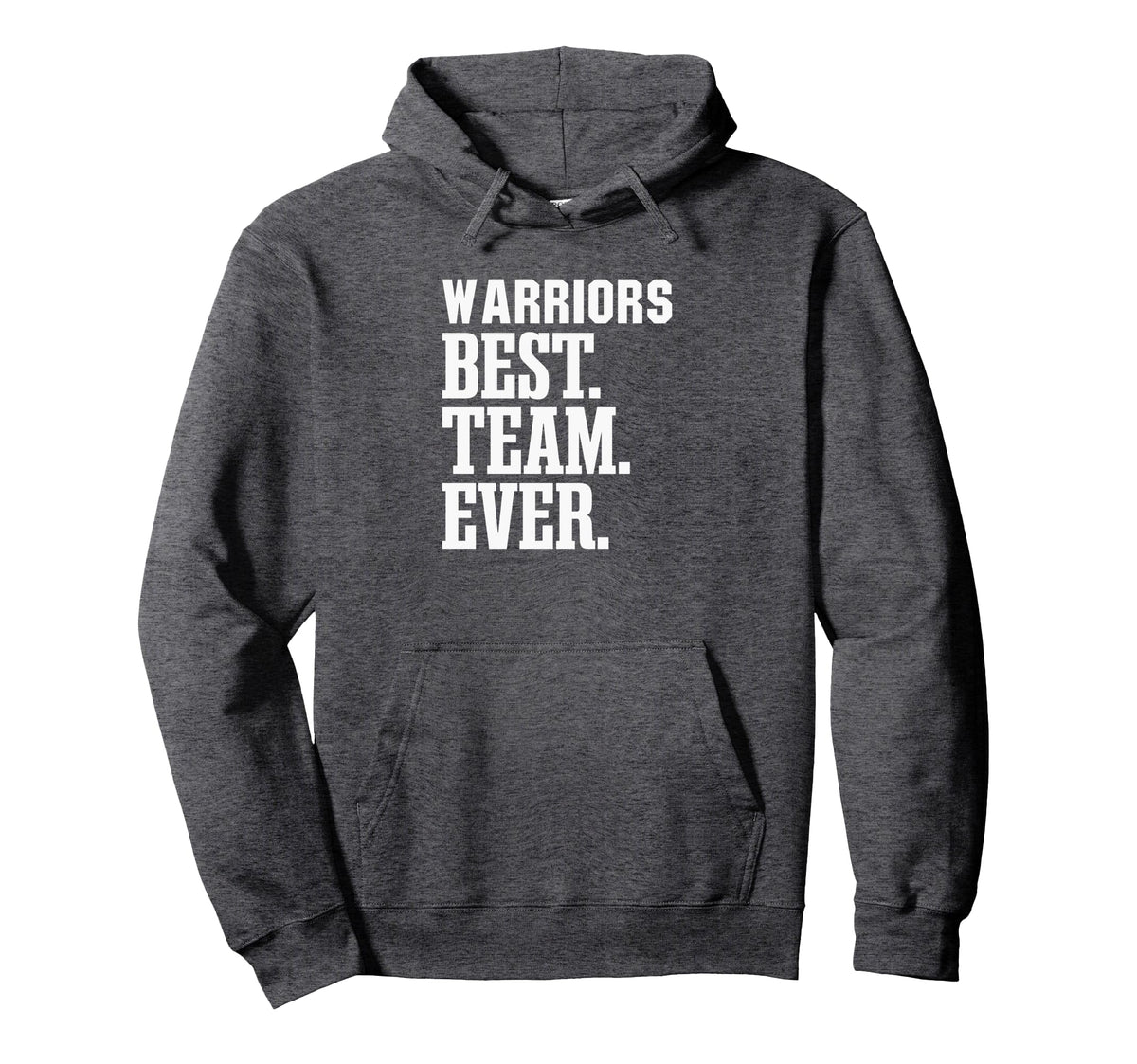 Curtis Warriors Best Ever HS Pullover Hoodie by Curtis Warriors Official High School Gear – Polyester, Grey, Model MSWQ40MQA3K