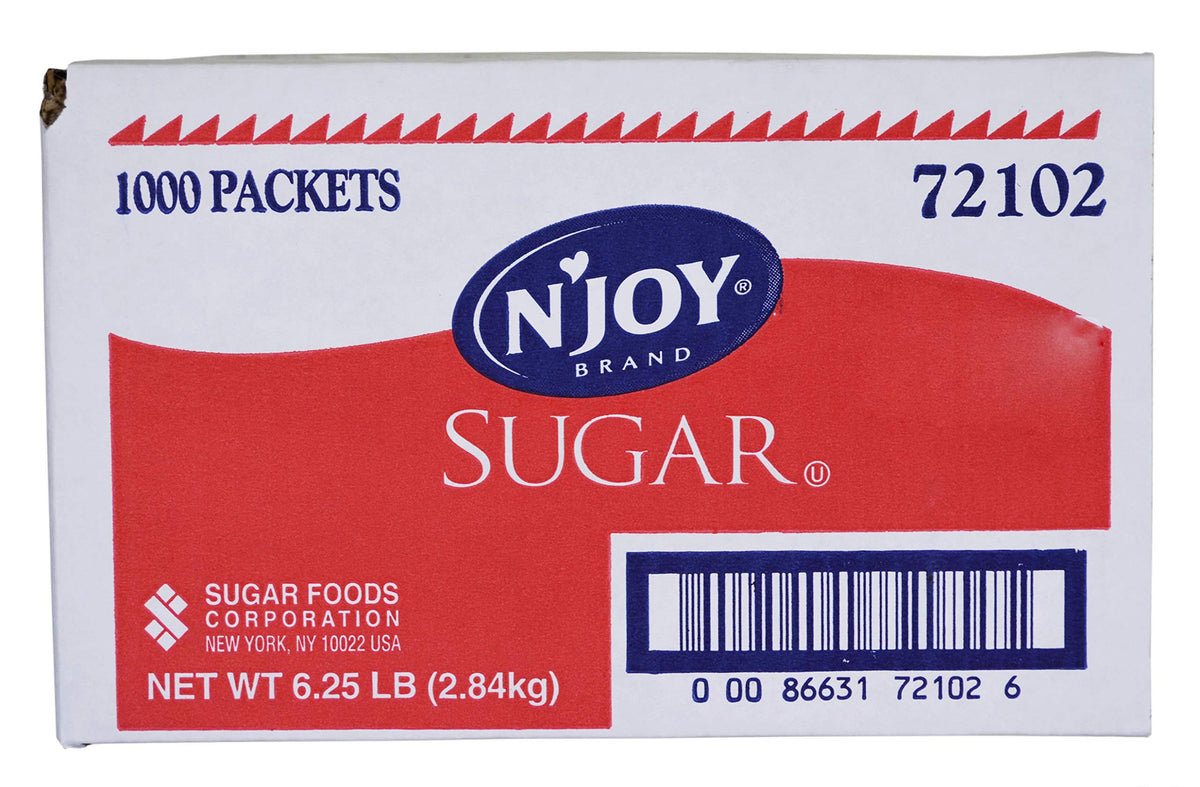 Natural Joy Sugar by Sugar Foods – 1 Count (Pack of 1000), Pack of 1000