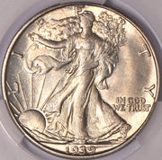 1939-S Walking Liberty Half Dollar CAC MS-62; Nice Original by Generic – Silver