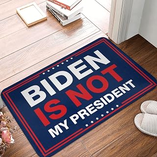 Kitchen Mat Anti Fatigue Floor Biden is Not My President - Outdoor Plastic Plush Kitchen Sets Rug, Suitable for Entrance Indoor Home Decor(50X80CM)