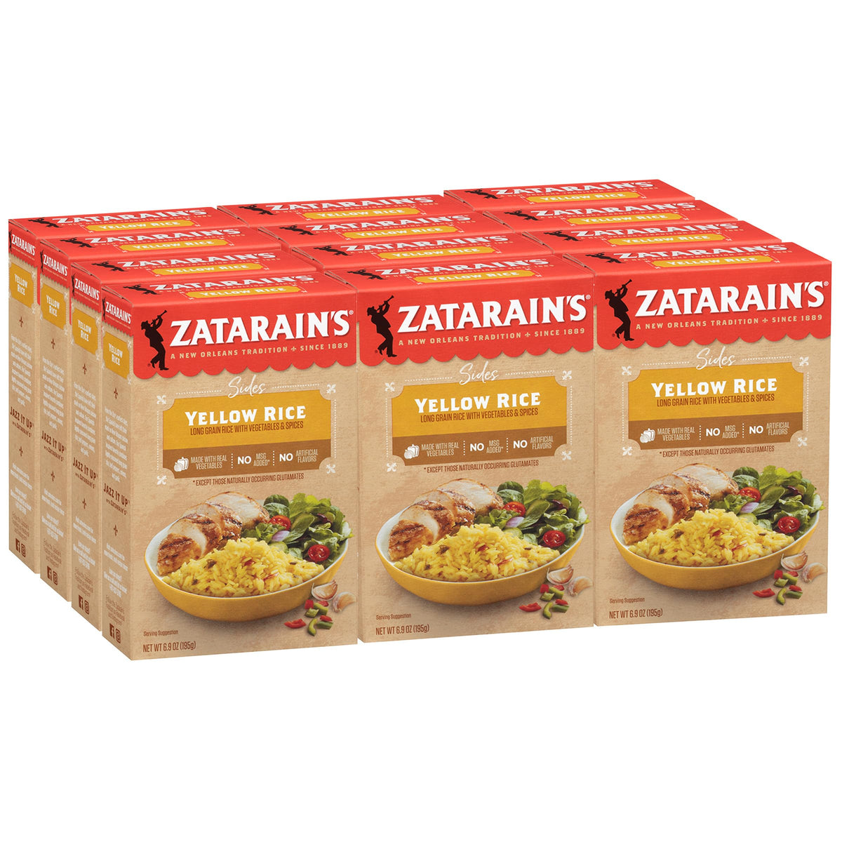 Zatarain's 6.9 Ounce (Pack of 12) / 0 / 12 Seasoned Rice
