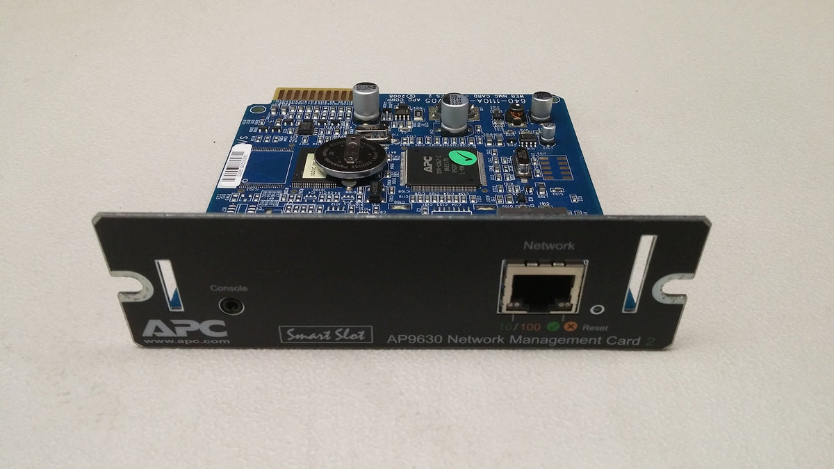 UPS Network Management Card - Smart Slot Black by APC – Black, Model AP9617