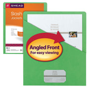 Slash Jacket by SMEAD – Letter, Paper, Green, Model 75432