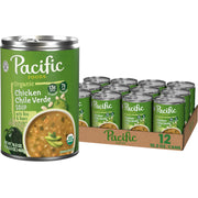 Organic Chicken Chile Verde Soup with Rice & Beans by Pacific Foods – 16.3 Ounce (Pack of 12), Pack of 12