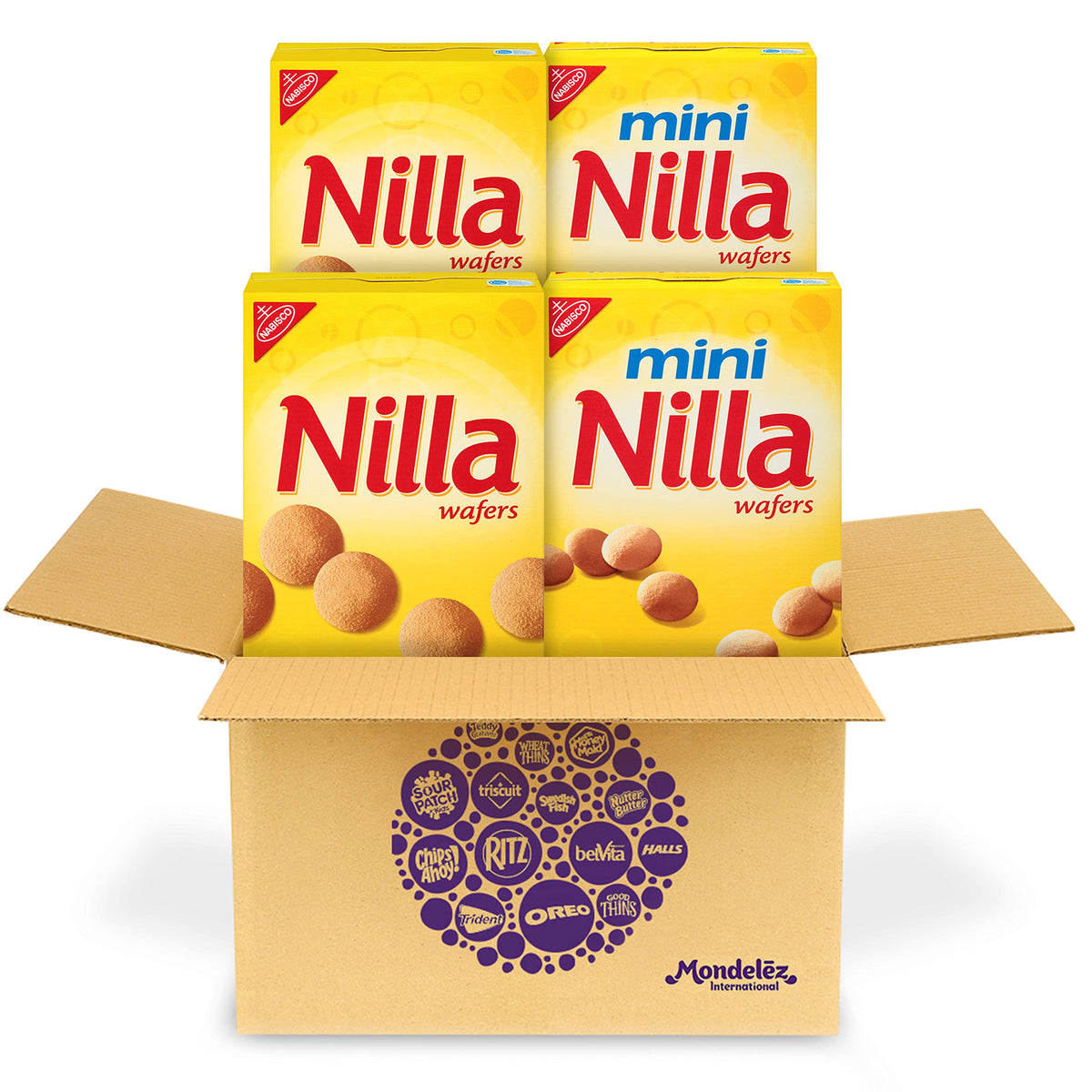 Wafers Vanilla Wafer Cookies Variety Pack – 11 Ounce (Pack of 4), Pack of 4